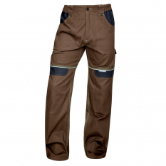 Pantaloni de lucru, in talie, Cool Trend H8958, maro cu negru