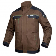 Jacheta de lucru Cool Trend H8957, maro cu negru