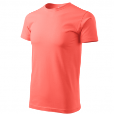Tricou unisex Heavy New, coral