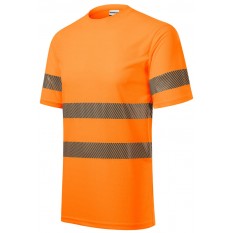 Tricou unisex Rimeck HV Dry, portocaliu reflectorizant