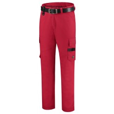 Pantaloni de lucru unisex, Tricorp Twill, rosu