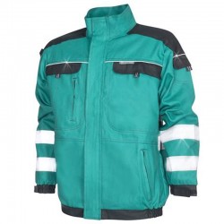 Jacheta de lucru cu benzi reflectorizante, Ardon Cool Trend Reflex, verde