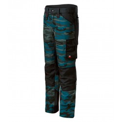 Pantaloni de lucru pentru barbati Vertex Camo W09, camouflage petrol