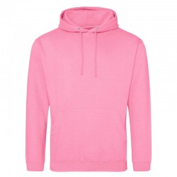 Hanorac unisex AWJH001 College, Candyfloss Pink