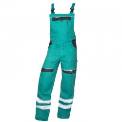 Pantaloni cu pieptar Cool Trend Reflect H8935, verde/negru