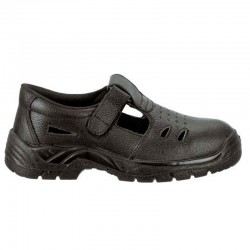 Sandale de protectie cu bombeu metalic Aaren S1, negru
