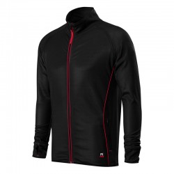 Jacheta stretch fleece pentru barbati, Vertex W41, negru