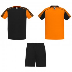 Set echipament sportiv unisex Juve, portocaliu/negru