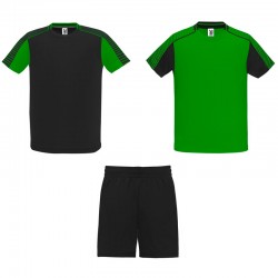 Set echipament sportiv unisex Juve, verde tei/negru