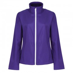 Jacheta fleece pentru femei, RETRA629 Ablaze, vibrant purple/black