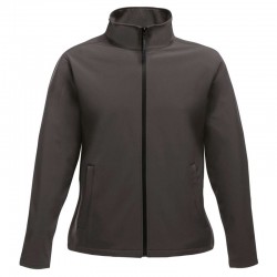 Jacheta fleece pentru femei, RETRA629 Ablaze, seal grey/black