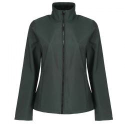 Jacheta fleece pentru femei, RETRA629 Ablaze, dk spruce/black