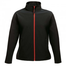 Jacheta fleece pentru femei, RETRA629 Ablaze, black/classic red