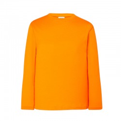 Tricou cu maneca lunga pentru copii, bumbac 100%, Sydney, orange