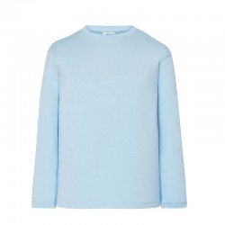 Tricou cu maneca lunga pentru copii, bumbac 100%, Sydney, sky blue