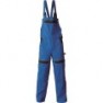 Pantaloni  de lucru cu pieptar Cool Trend Albastru-Negru H8102 :: Cool Trend